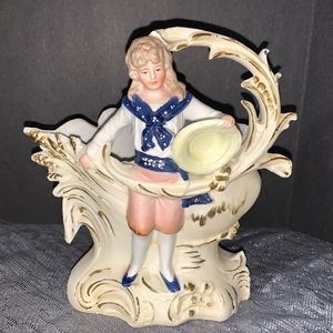 ANTIQUE 1880s Grafenthal DEP Unger Schneider & Co Vase Planter Germany